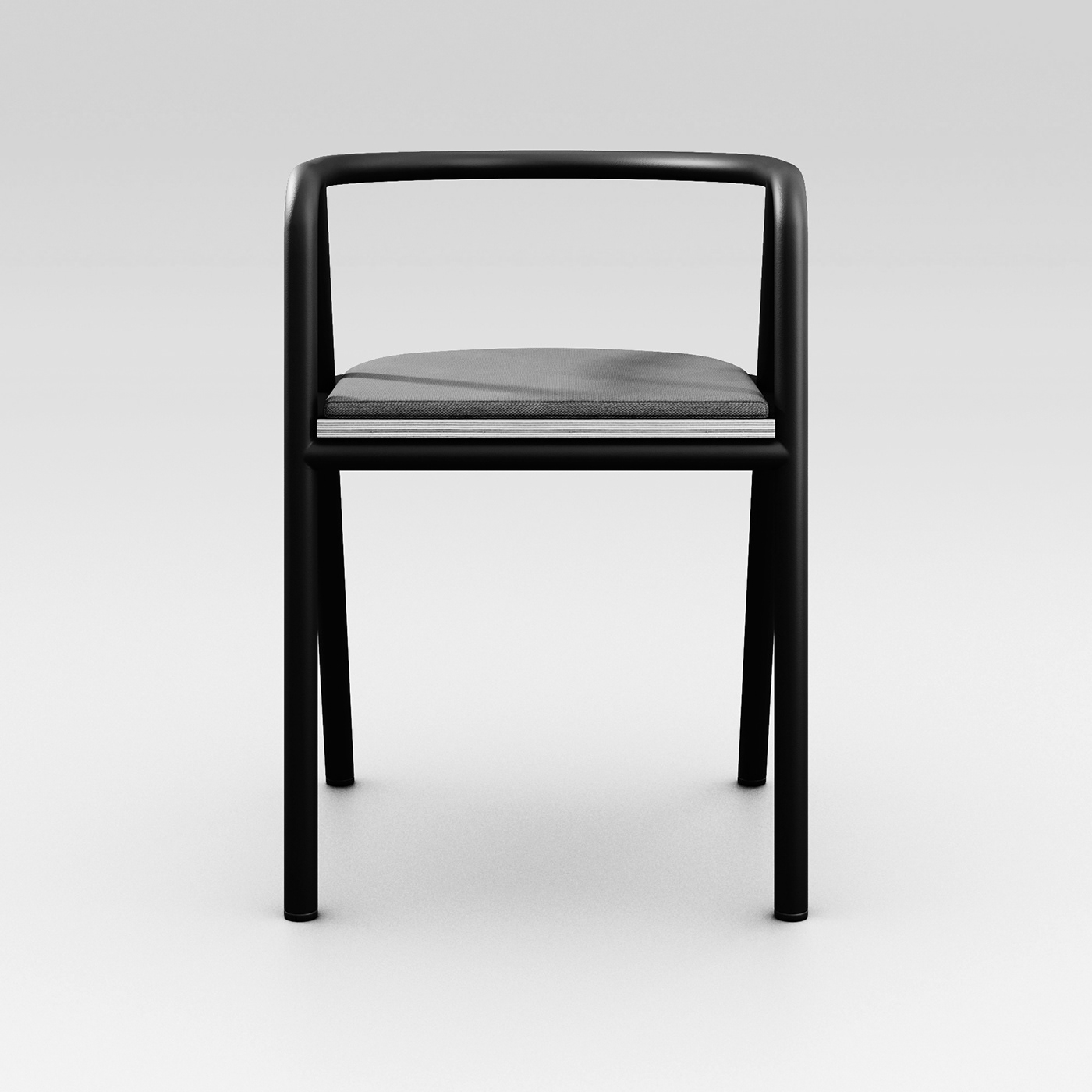 frame  CHAIR，Simplicity，black，chair，chair，Home Furnishing，