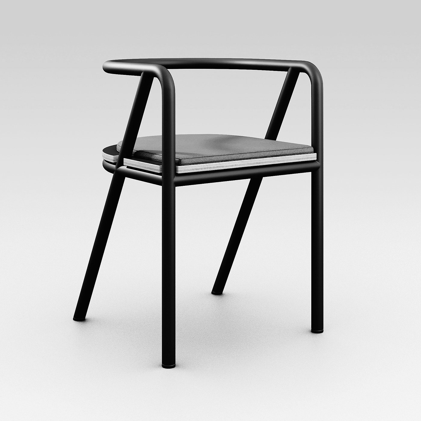 frame  CHAIR，简约，黑色，椅子，座椅，家居，