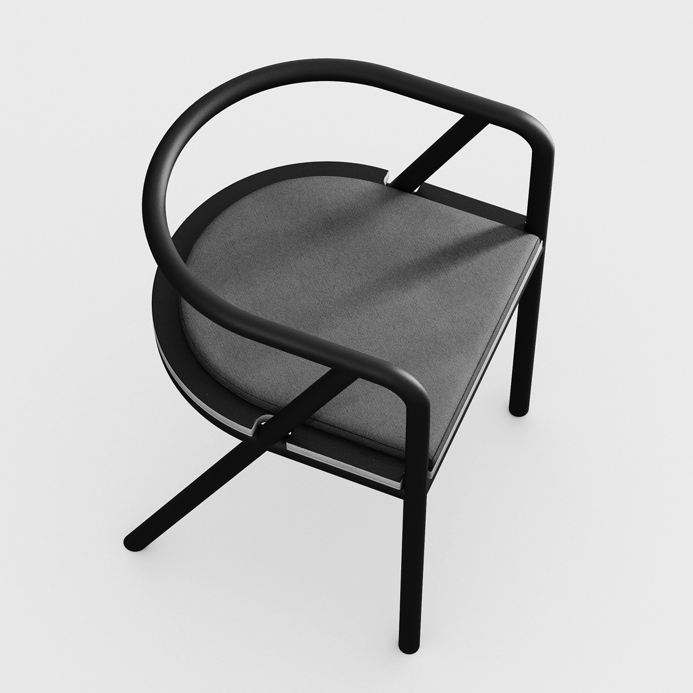 frame  CHAIR，Simplicity，black，chair，chair，Home Furnishing，