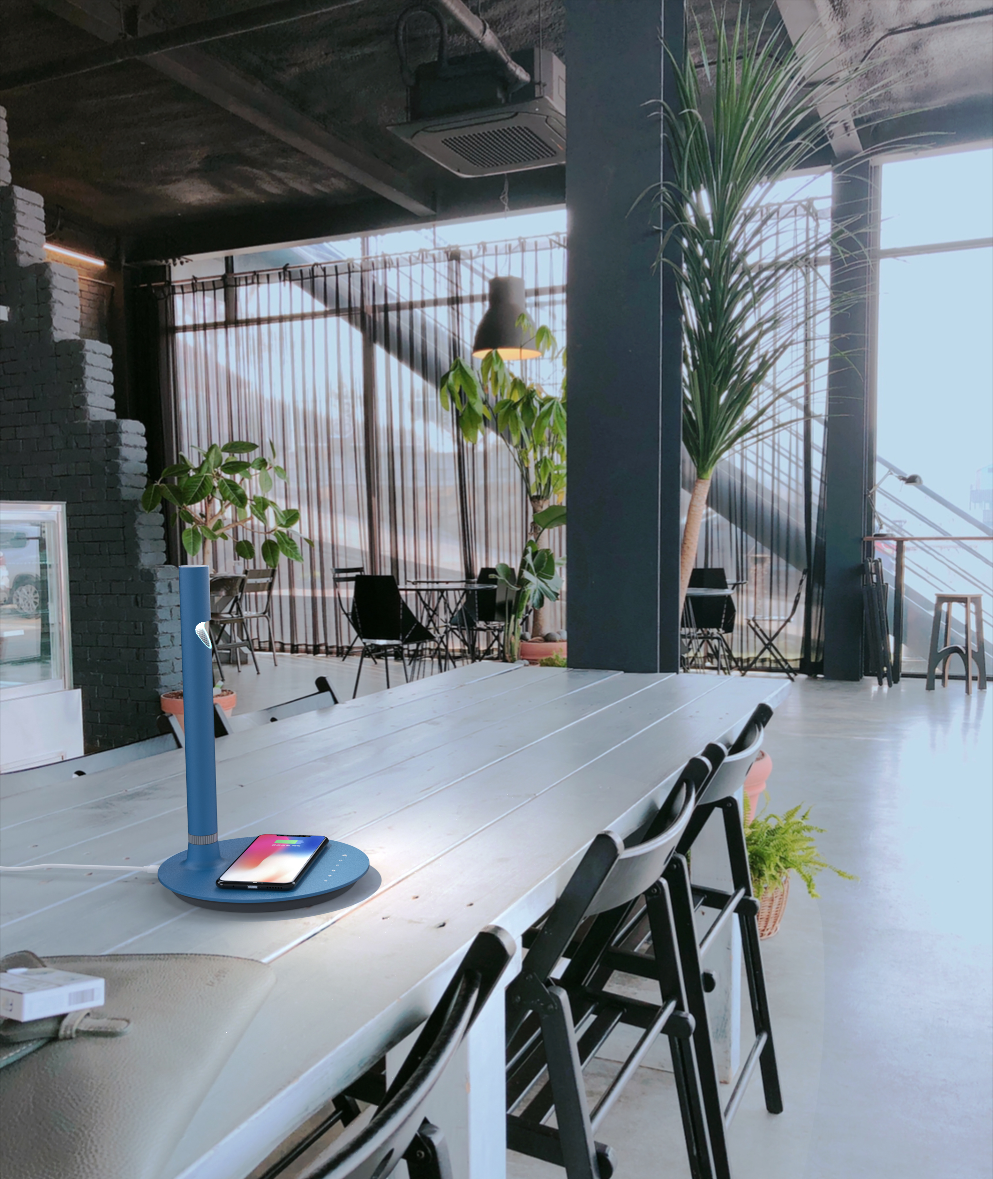 LED lamps，led，LED desk lamp，Wireless charging，Wireless charging small desk lamp，