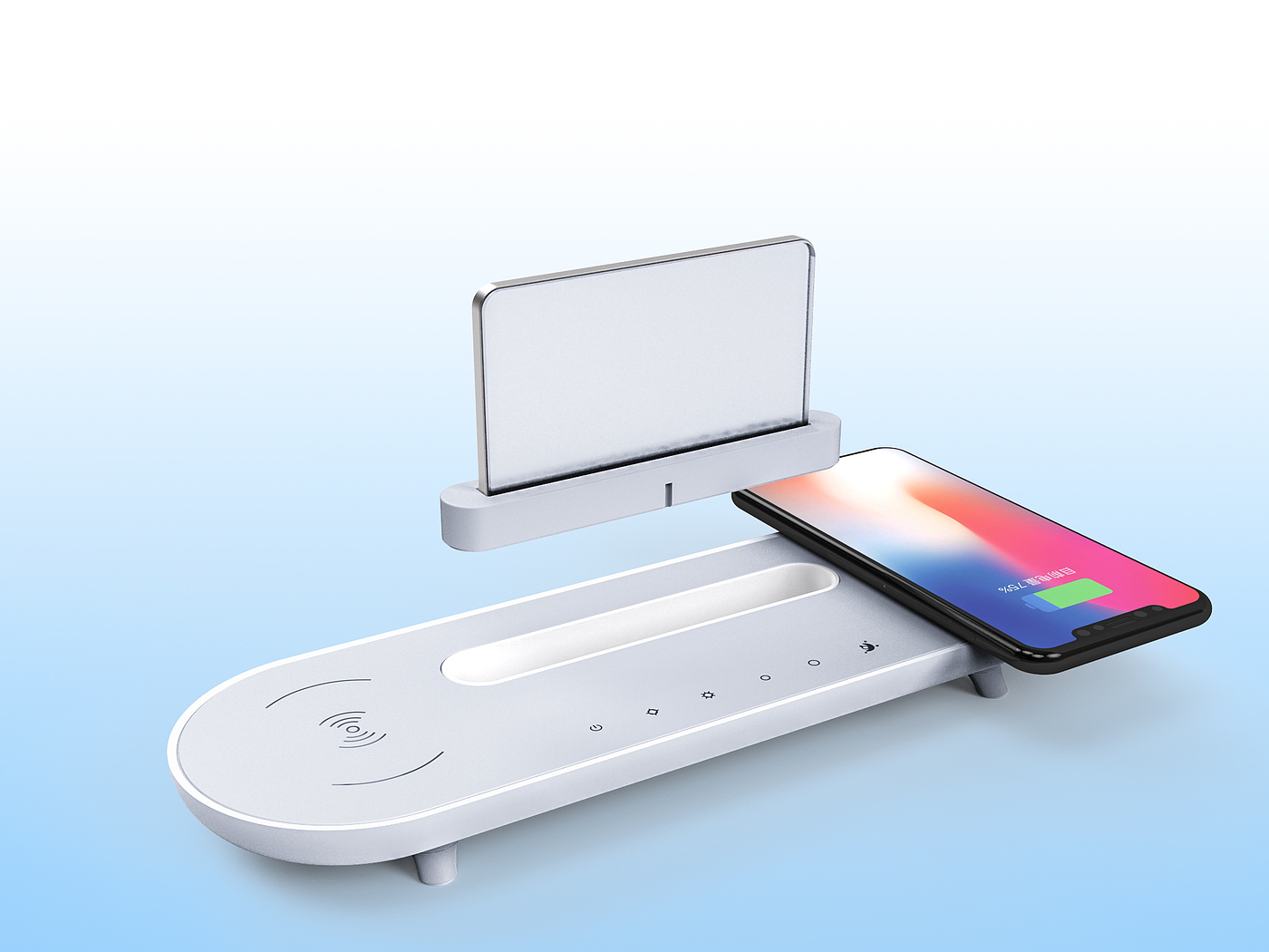 LED lamps，led，LED desk lamp，Wireless charging，Wireless charging small desk lamp，