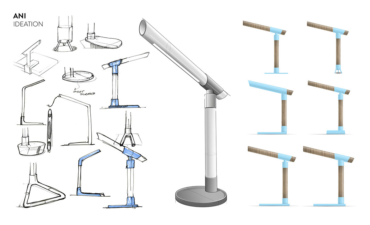 Desk lamp，floodlight，Work light，lighting，light source，ani，