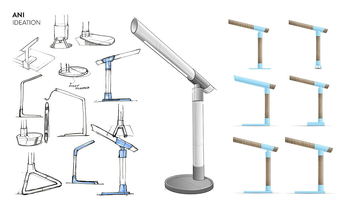 Desk lamp，floodlight，Work light，lighting，light source，ani，