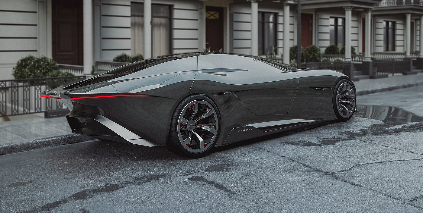 3d，车型，概念设计，jaguar，