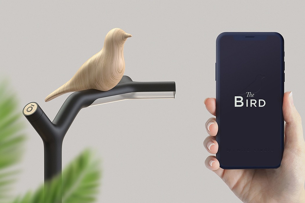 BIRD，product design，originality，alarm clock，wireless charger ，