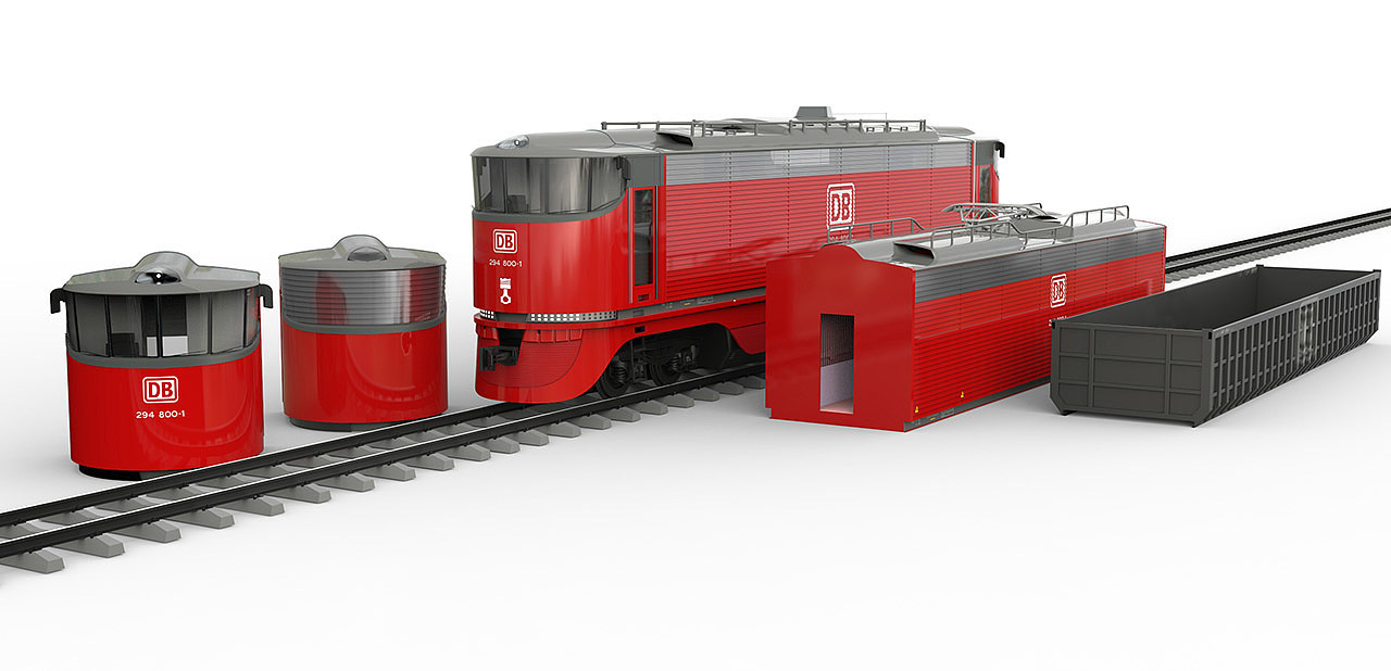 Automatic design，transport，Railway，locomotive，Modular，