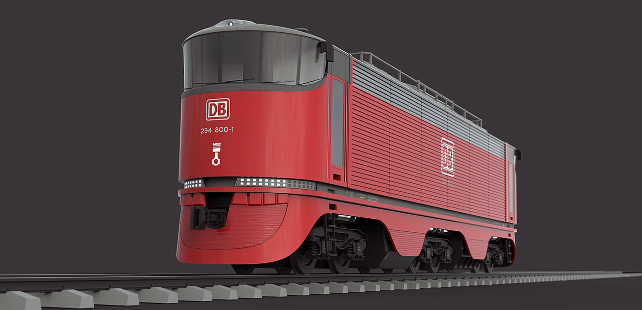 自动化设计，运输，铁路，locomotive，Modular，