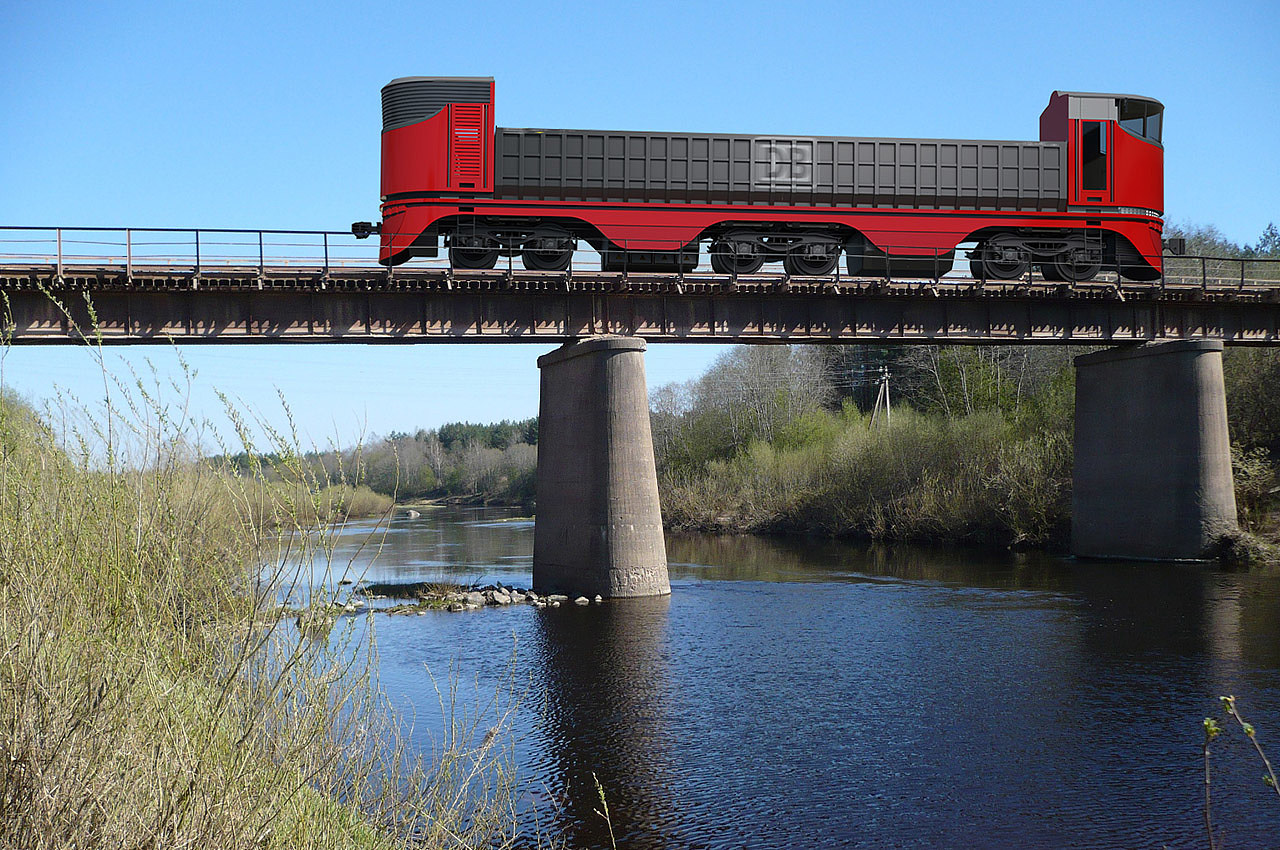 自动化设计，运输，铁路，locomotive，Modular，