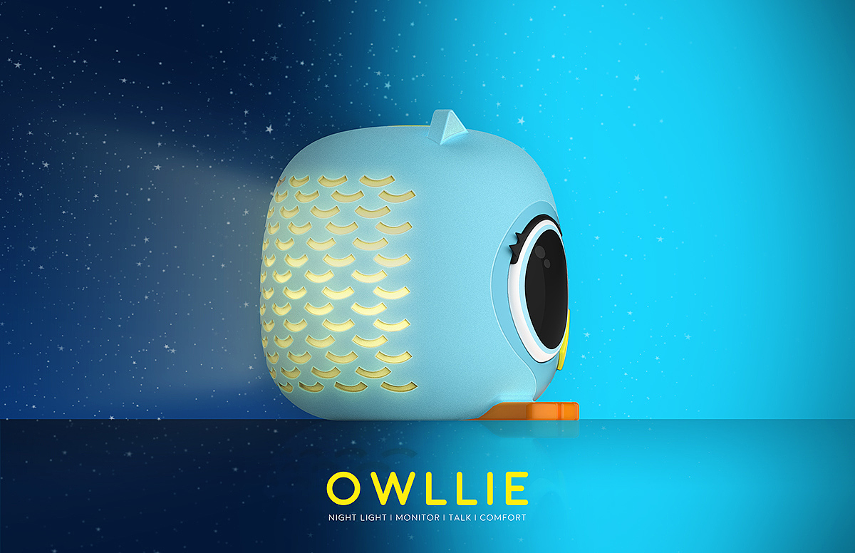 owllie，台灯，夜灯，卡通灯，照明，