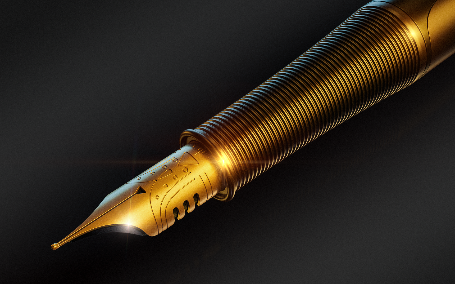 Light and shadow，glasses，Pen，Rendering exercise，