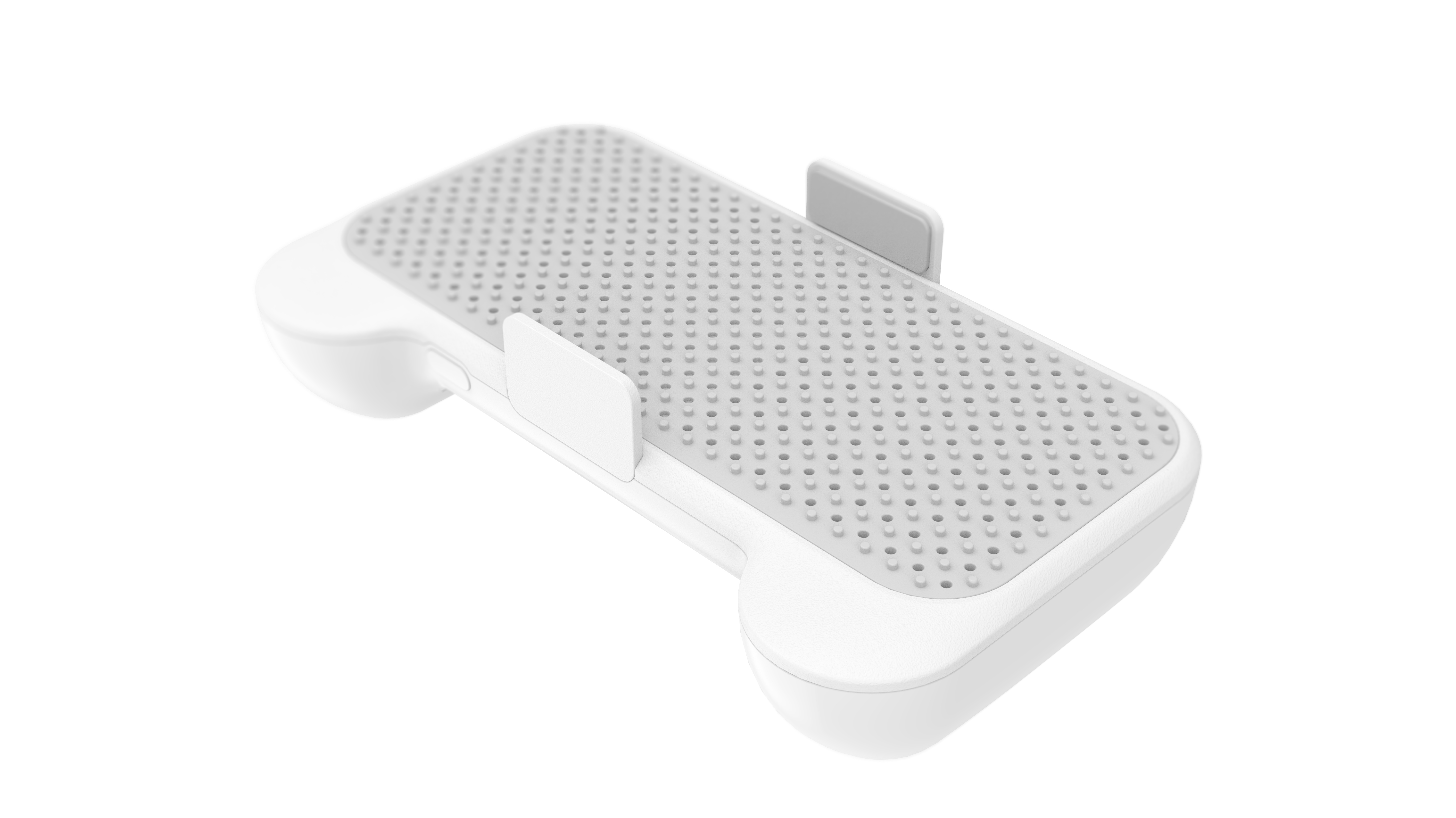 Soft rubber pad，Plastic，Runway type，millet，innovate，grace，Bracket，Fan，Punching，concise，white，dissipate heat，Handle，product design，industrial design，feel，game，Eat chicken，Mellow，affinity，