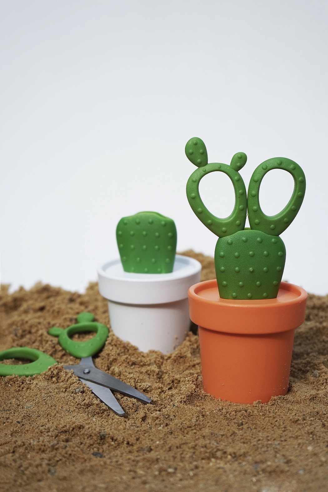 Qualy Design，Stationery，to work in an office，Quali，cactus，scissors，green，