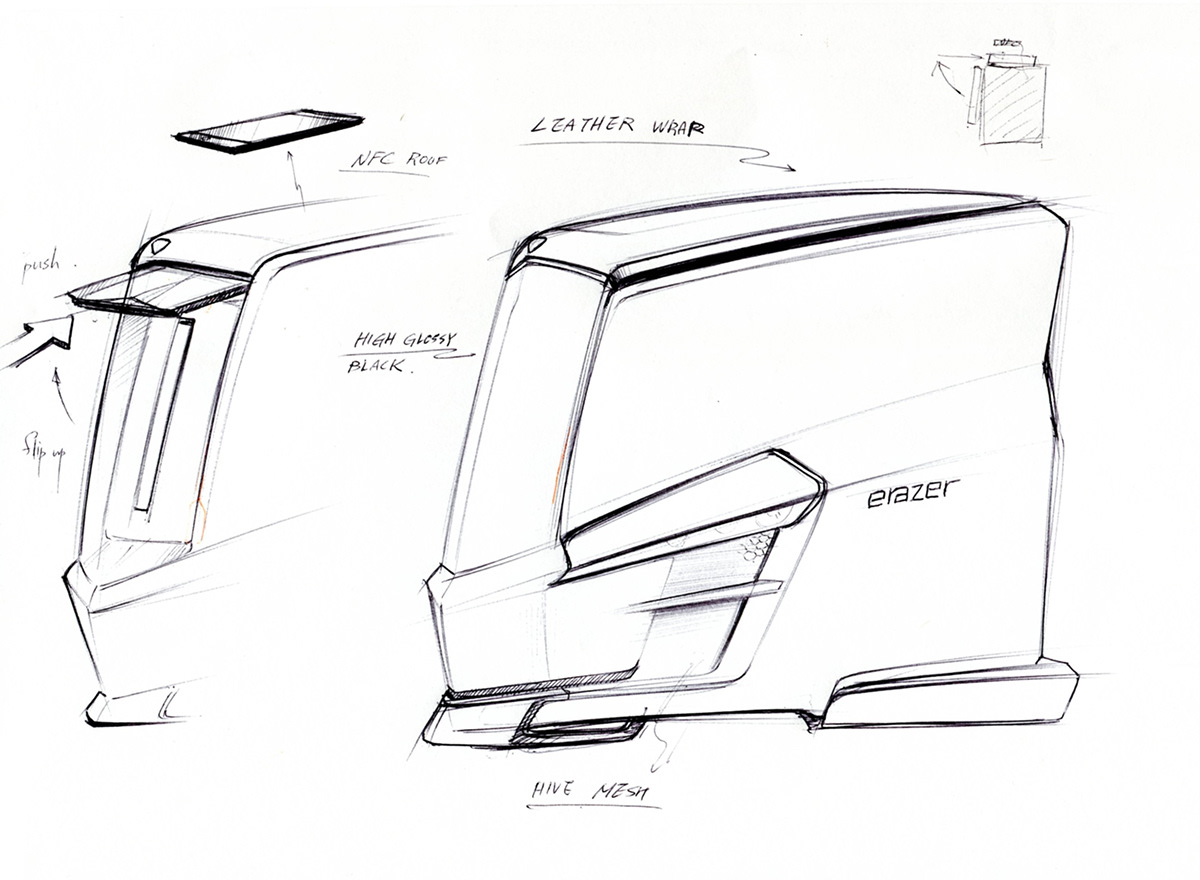 product design，describe，Hand drawn，industrial design，
