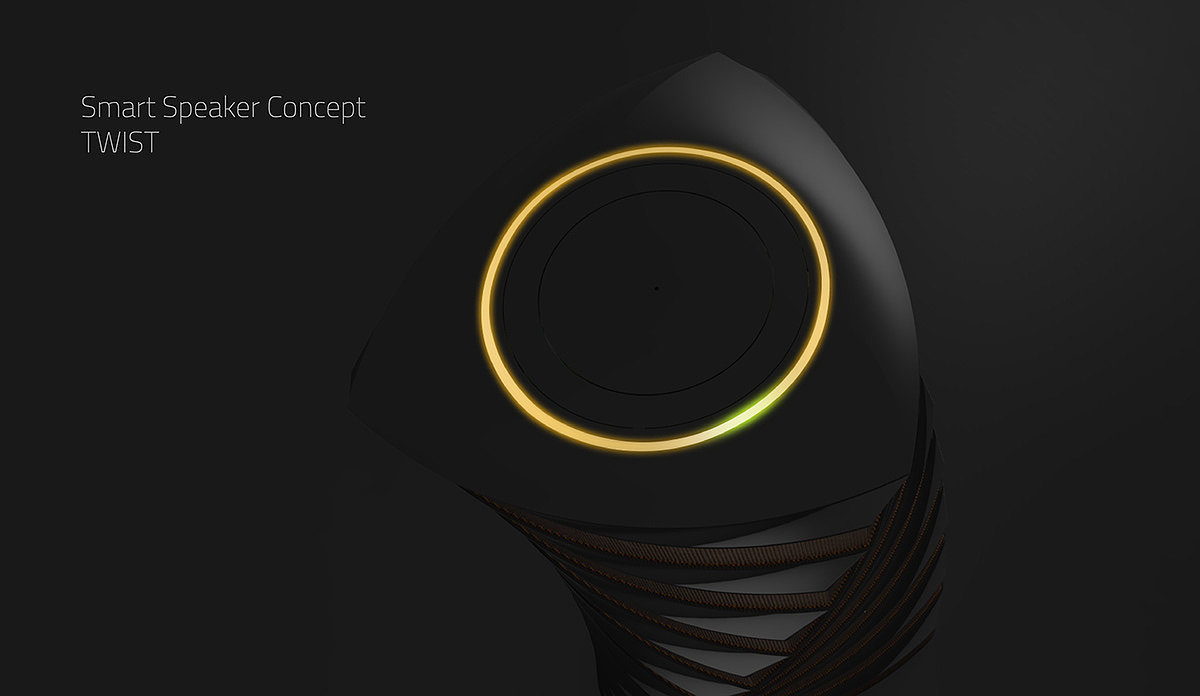 conceptual design，Digital，speaker，loudspeaker box，intelligence，