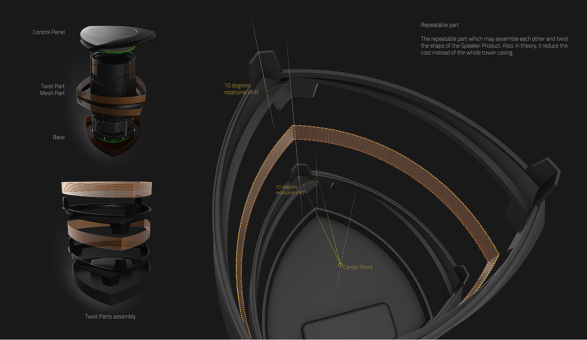 conceptual design，Digital，speaker，loudspeaker box，intelligence，