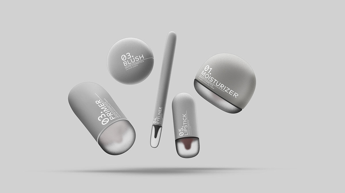 White Cosmetics，Phnam Bagley，female sex，Cosmetics，packing，Design，