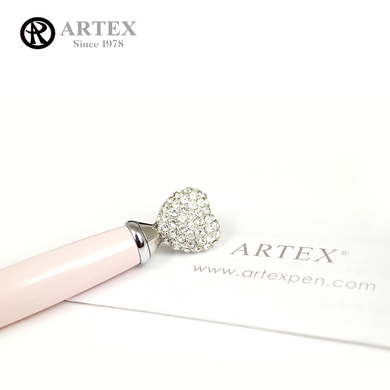 ARTEX，Yates，Mini pen，Crystal pen，crystal，Swarovski，SWAROVSKI，Heart shaped pen，