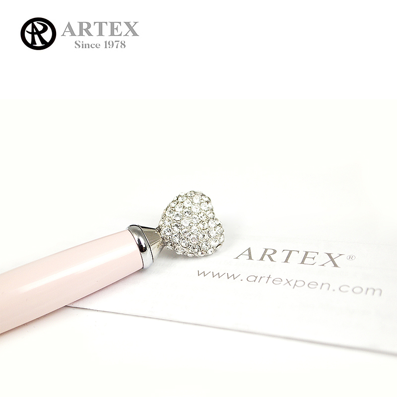 ARTEX，雅特仕，迷你笔，水晶笔，水晶，Swarovski，施华洛世奇，心形笔，