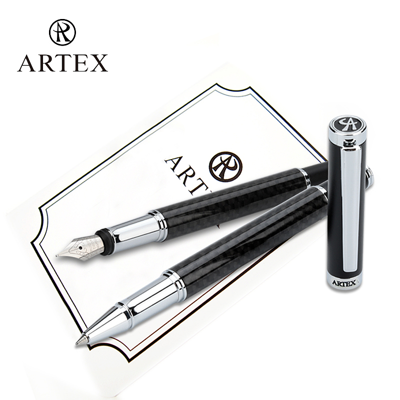 ARTEX，Yates，Pen，Signature pen，Roller ball pen，gift set ，two-in-one，carbon fibre，