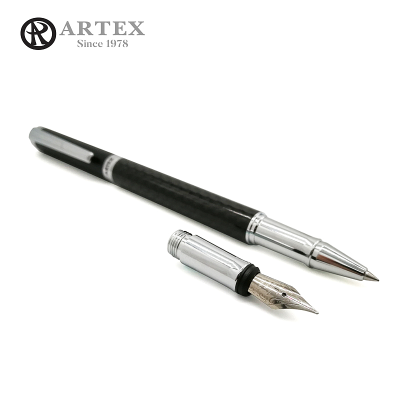 ARTEX，Yates，Pen，Signature pen，Roller ball pen，gift set ，two-in-one，carbon fibre，