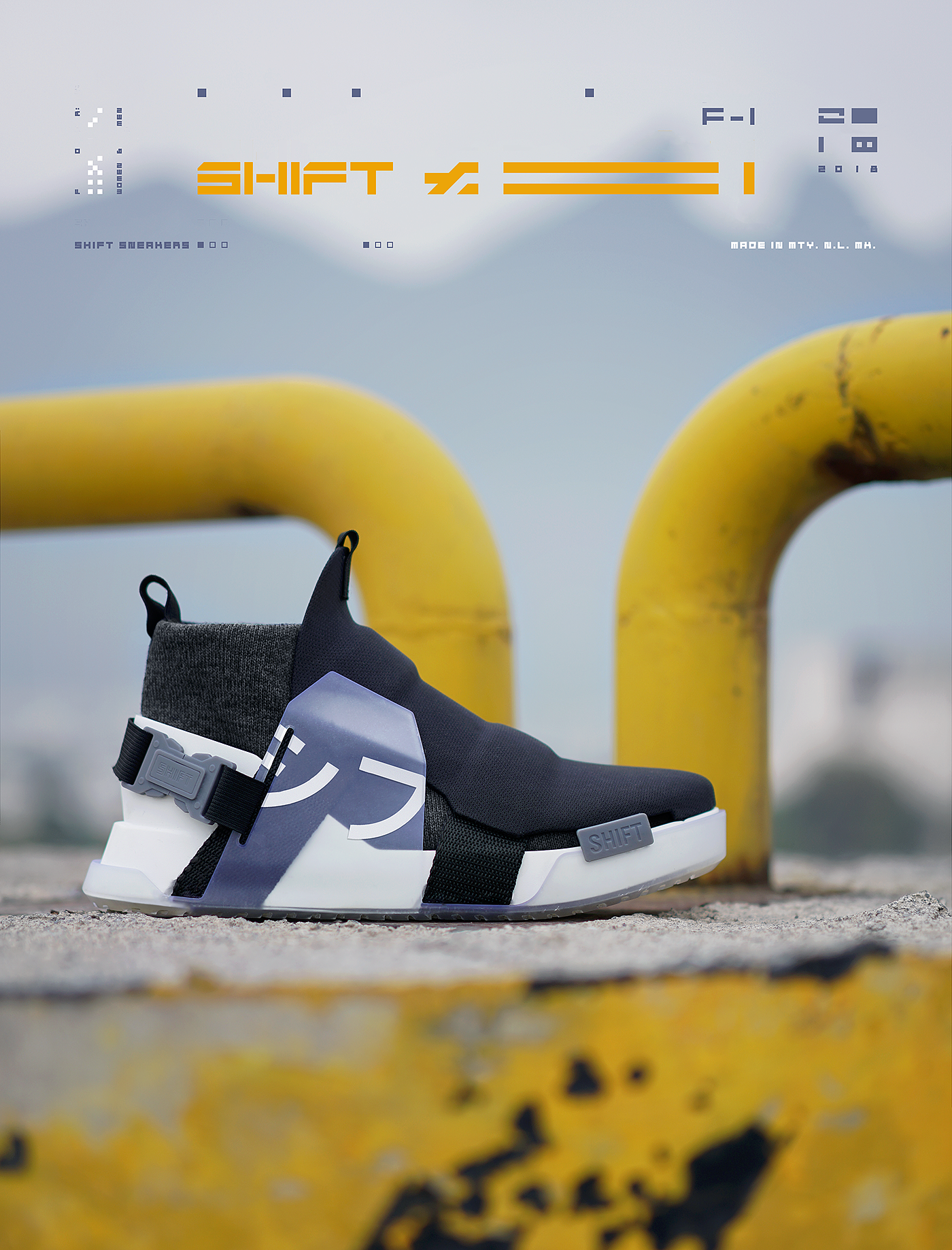 SHIFT F1，Shift -，shoes，sneakers，outdoors，motion，