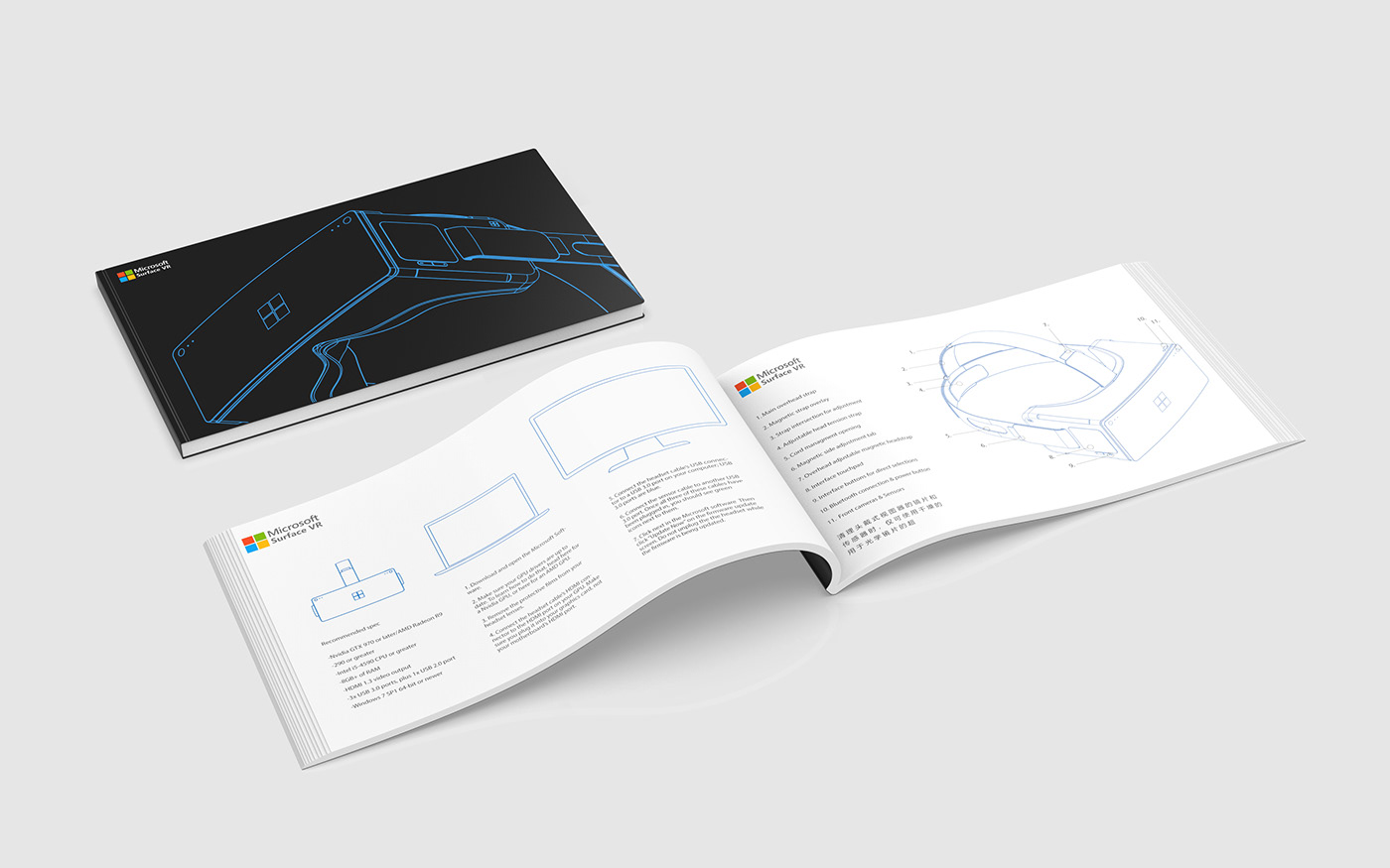 Microsoft，virtual reality，vr，VR glasses，