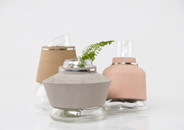 Floral apparatus，cement，Glass，Blend material，Household products，