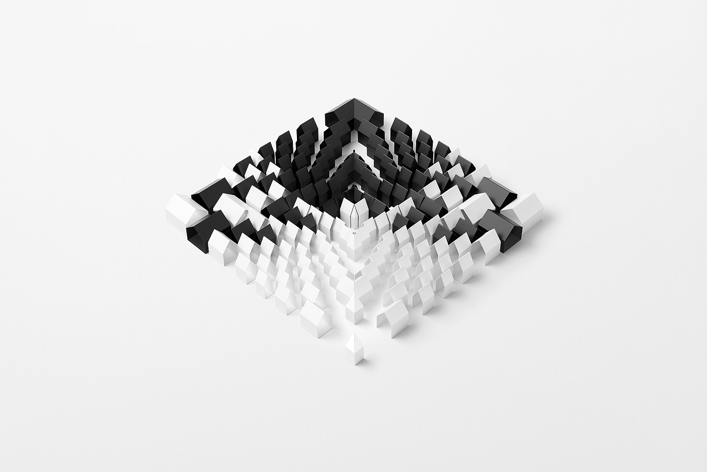 exhibition，Escher ，black and white，Interior design，