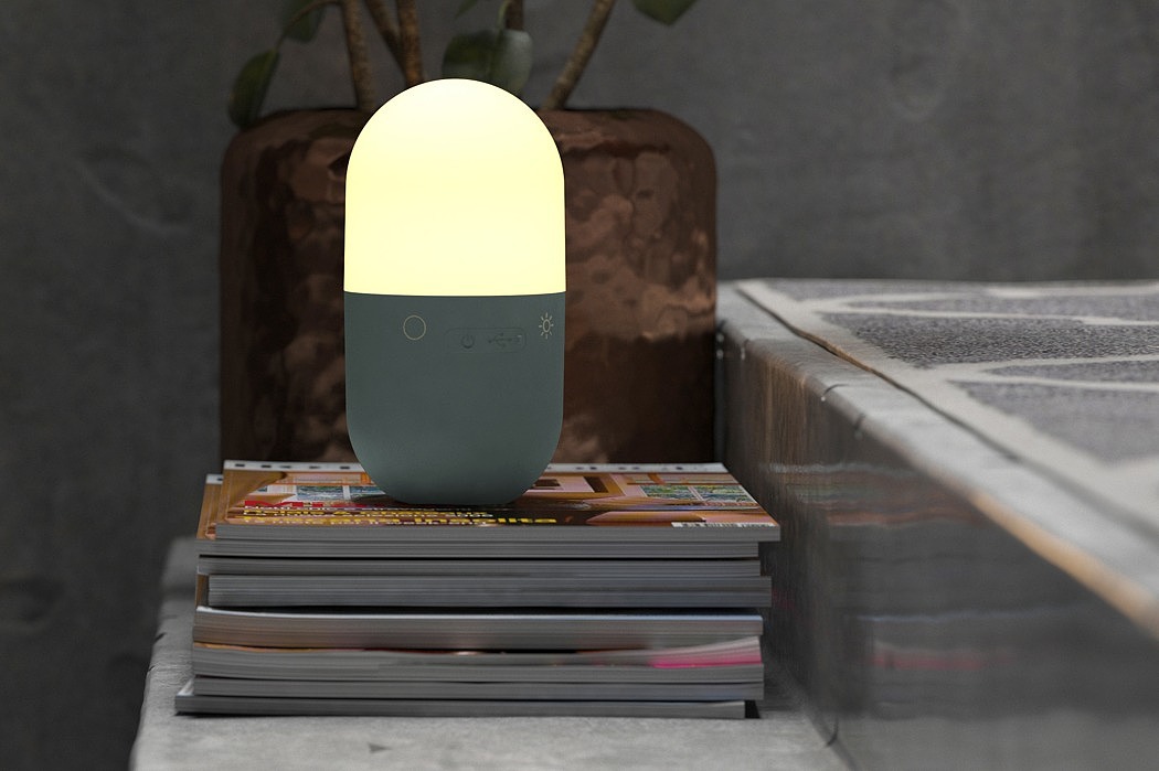 lighting，portable battery，product design，Wireless charging，Atmosphere lamp，originality，