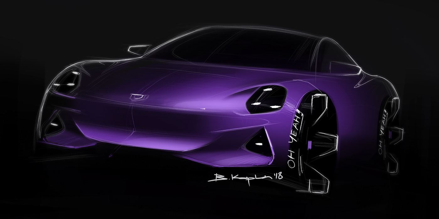 automobile，Hand drawn，Digital plate，ps，