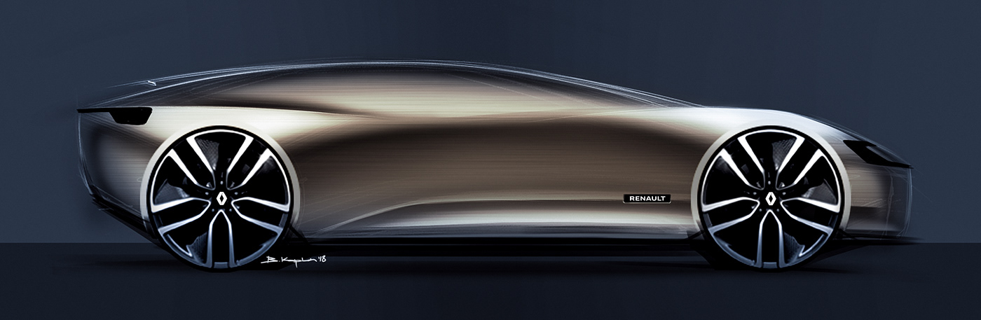 automobile，Hand drawn，Digital plate，ps，