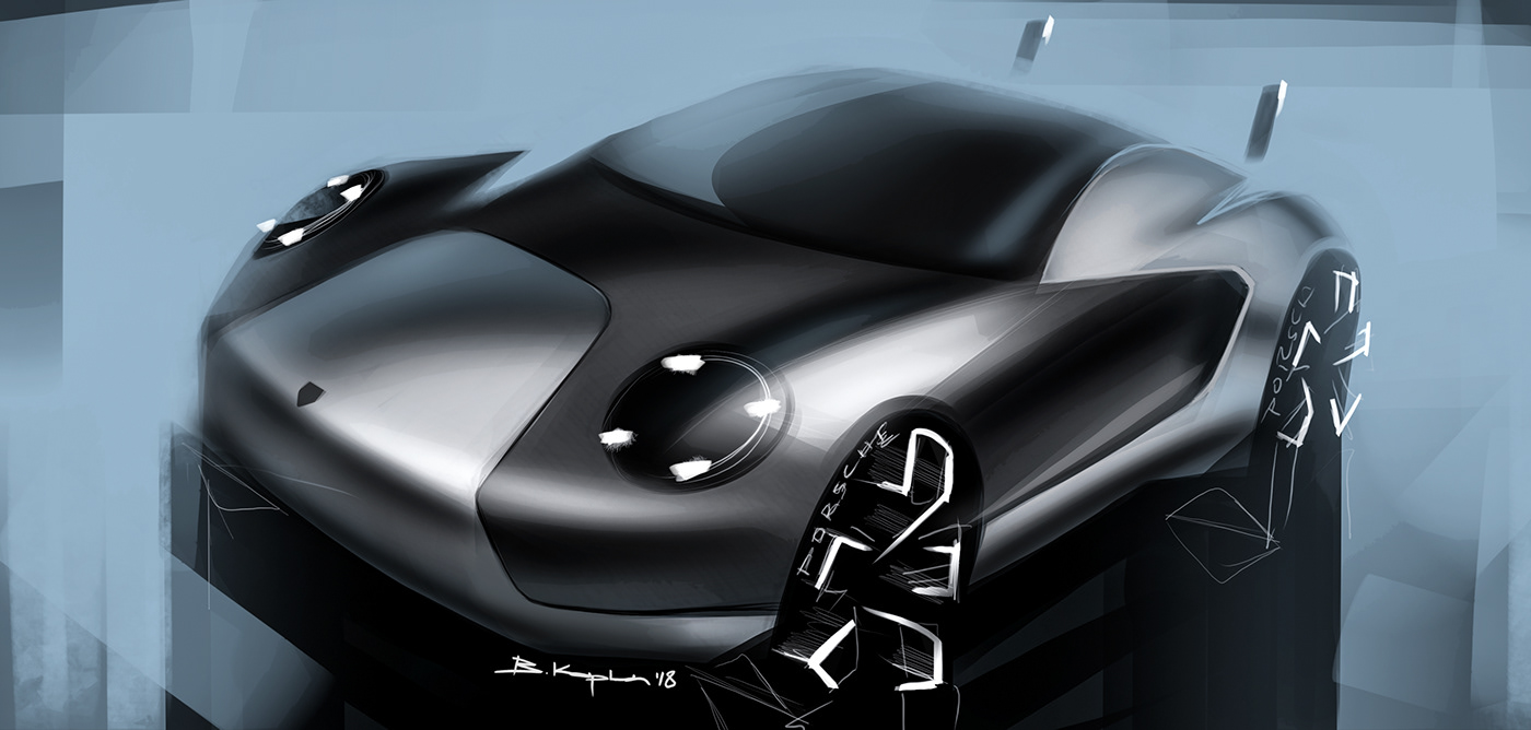 automobile，Hand drawn，Digital plate，ps，