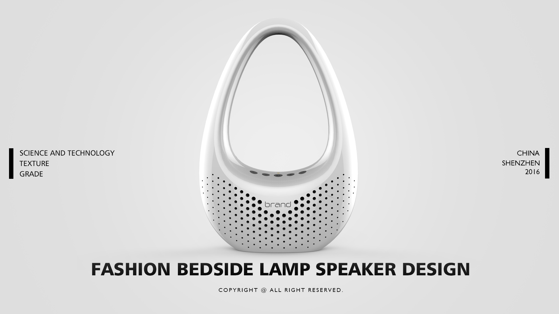 loudspeaker box，Bedside lamp，