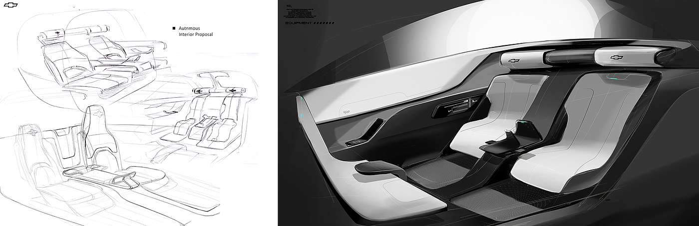 Automobile design，Chevrolet，conceptual design，