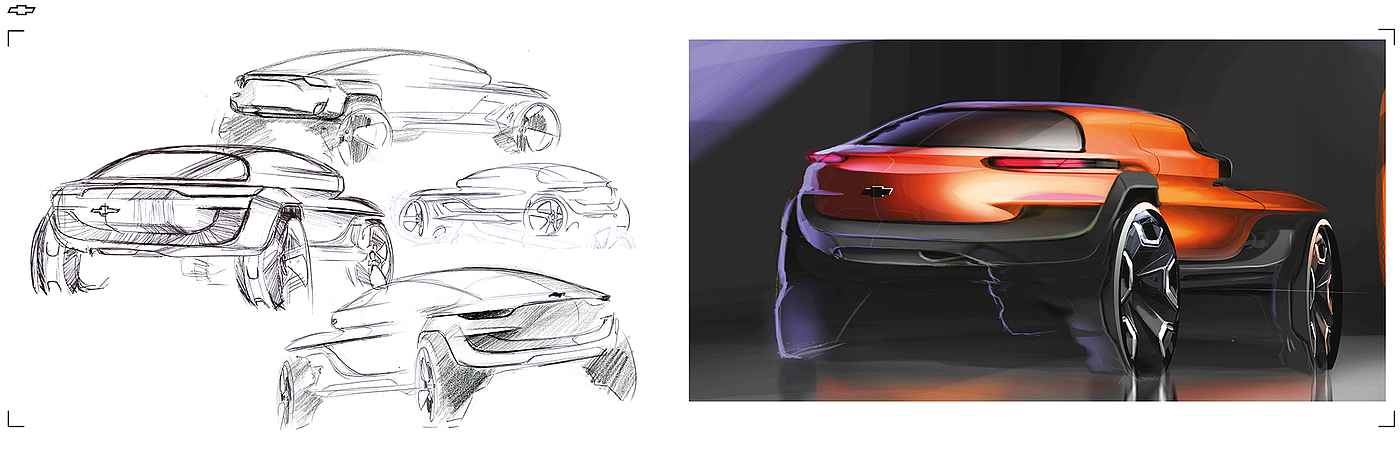 Automobile design，Chevrolet，conceptual design，