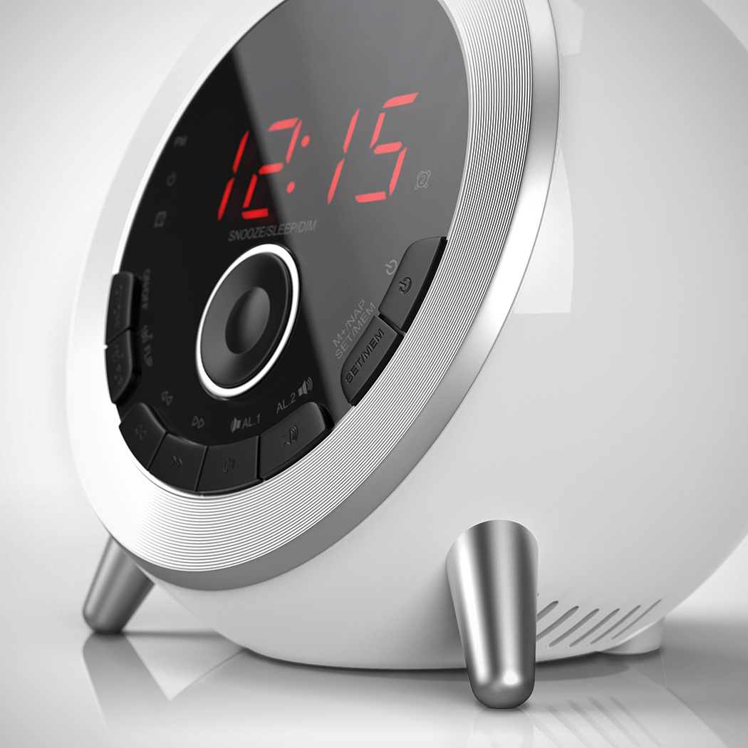 Minimalist design ，alarm clock，project，