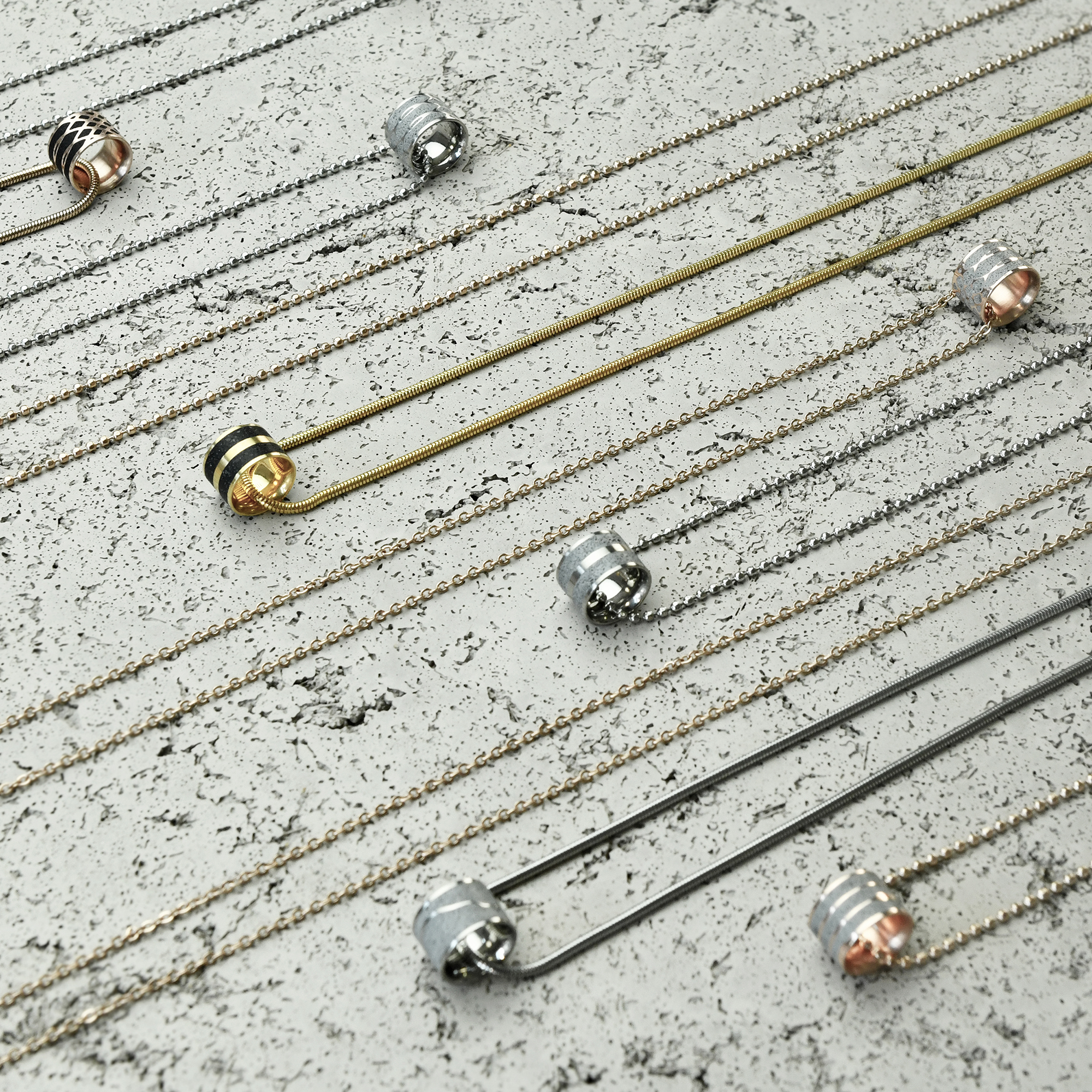 Series design，Jewellery，Concrete，