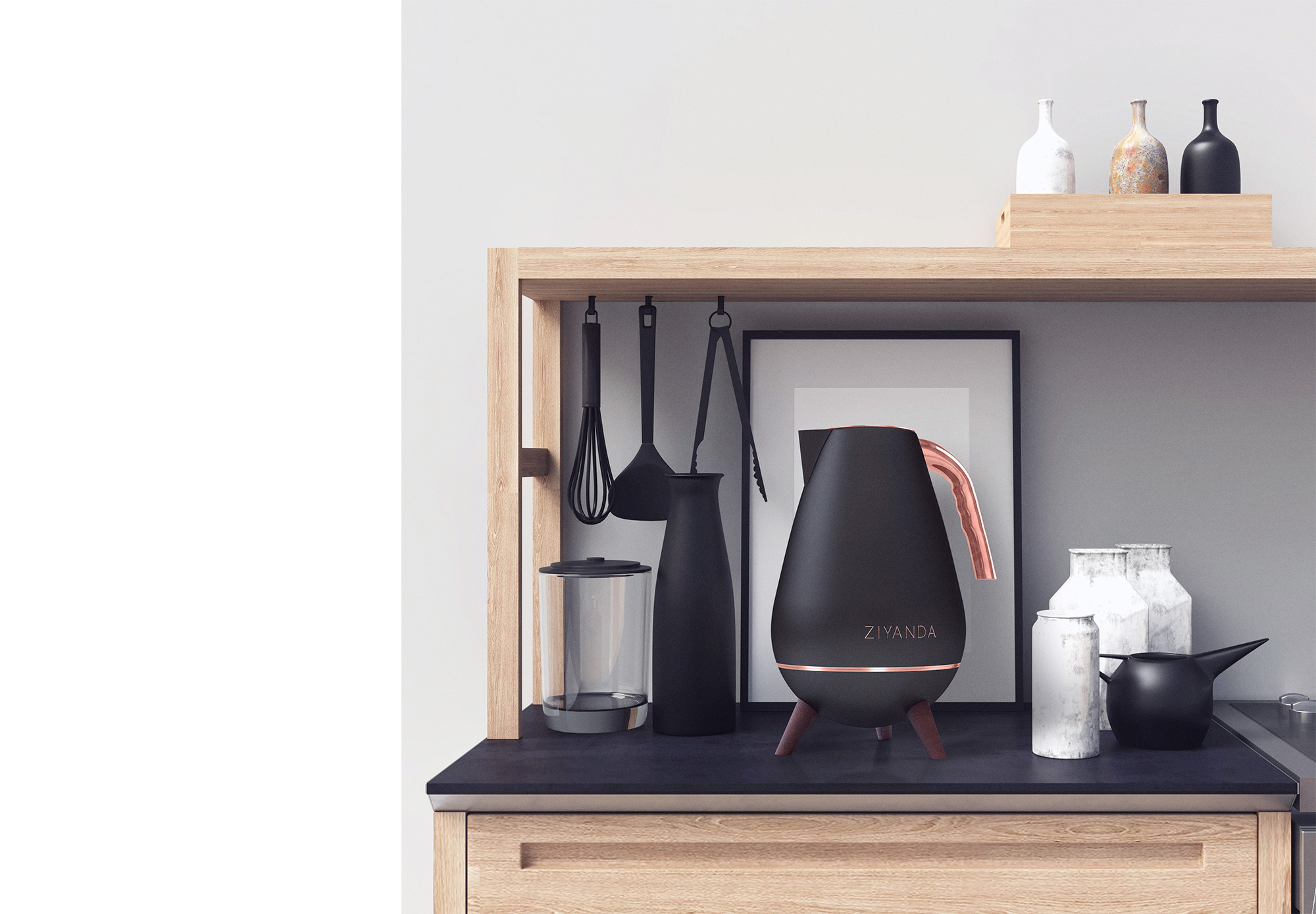 streamline，originality，Ziyanda Kettle，kettle，