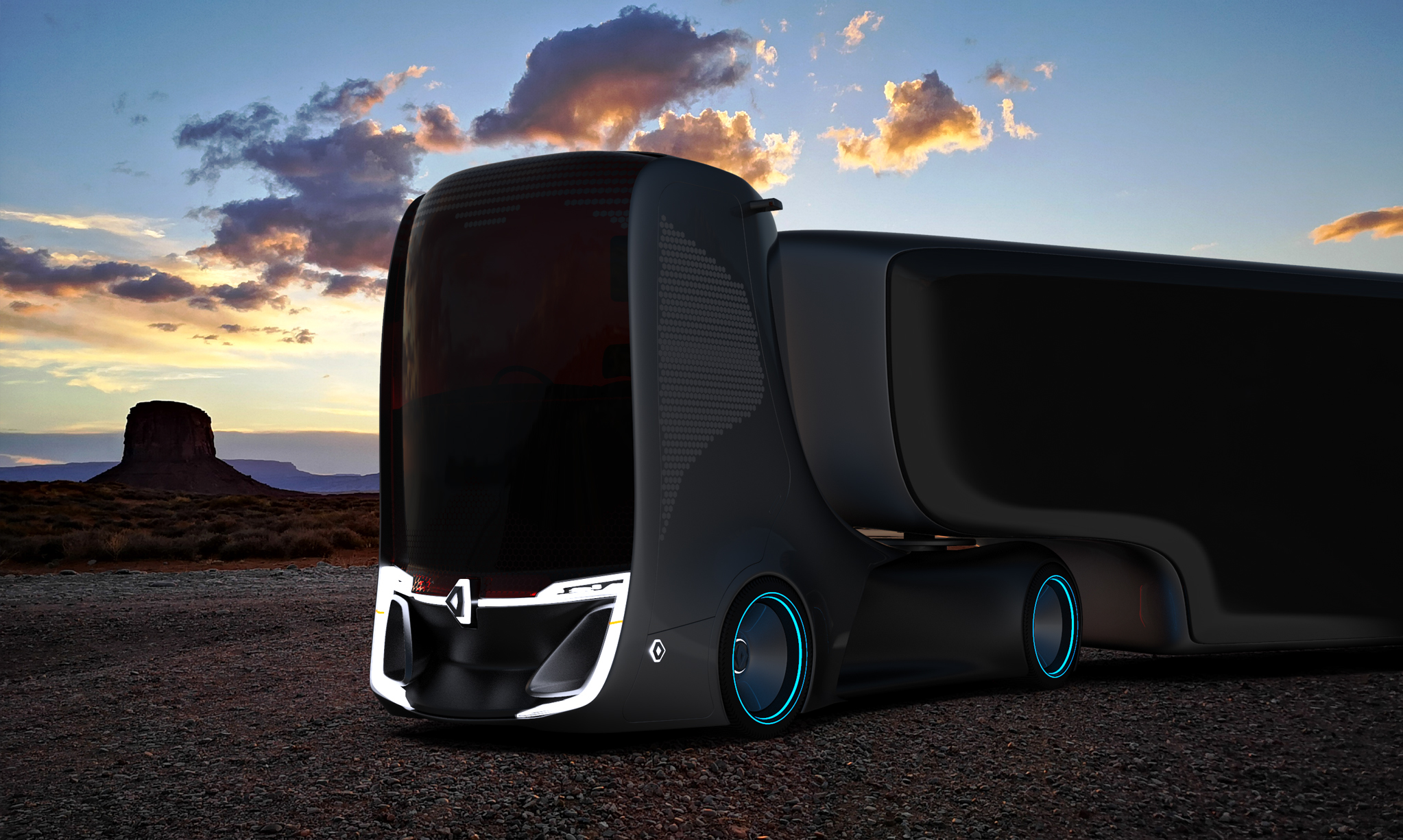 雷诺革命——现代运输卡车设计!提高了物流作业的效率