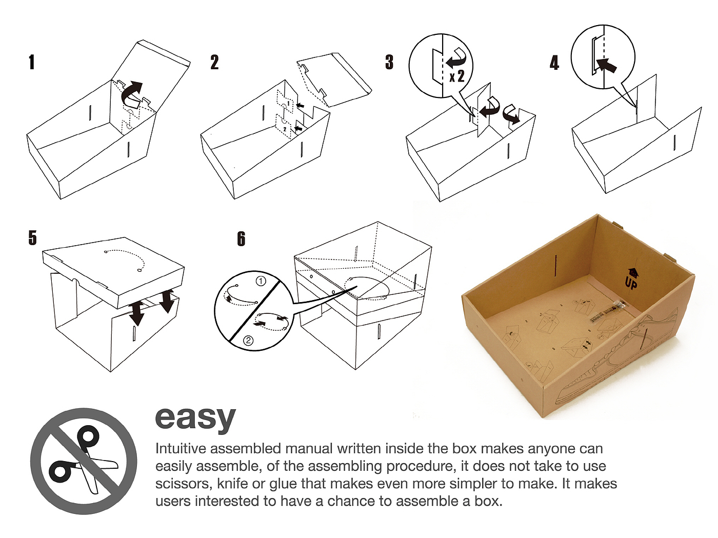 Reuse，packing，Shoe box，motion，