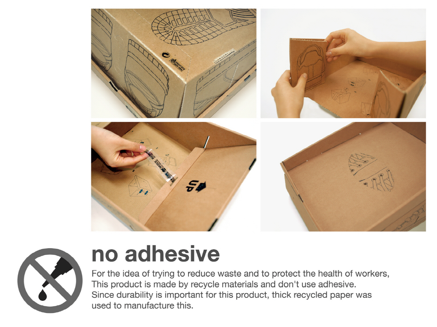 Reuse，packing，Shoe box，motion，