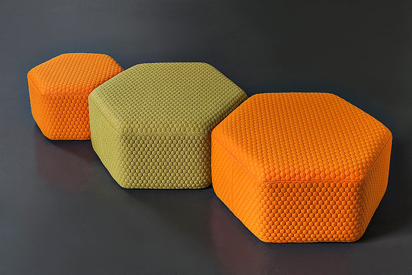 combination，Hexagonal Stool，courtyard，sofa，