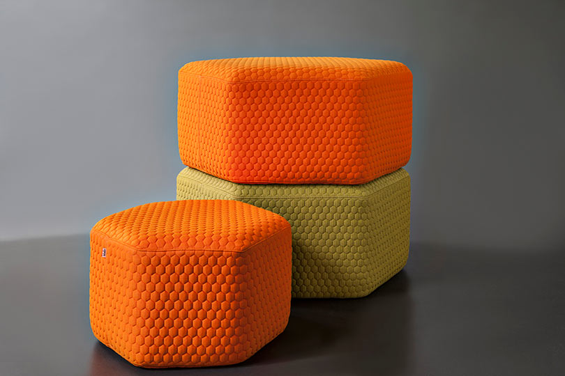 combination，Hexagonal Stool，courtyard，sofa，