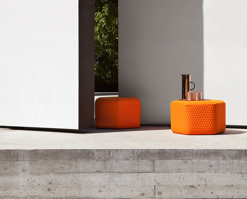 combination，Hexagonal Stool，courtyard，sofa，