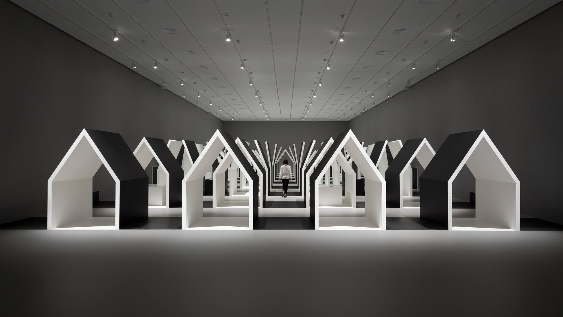 展览,埃舍尔,黑白,室内设计