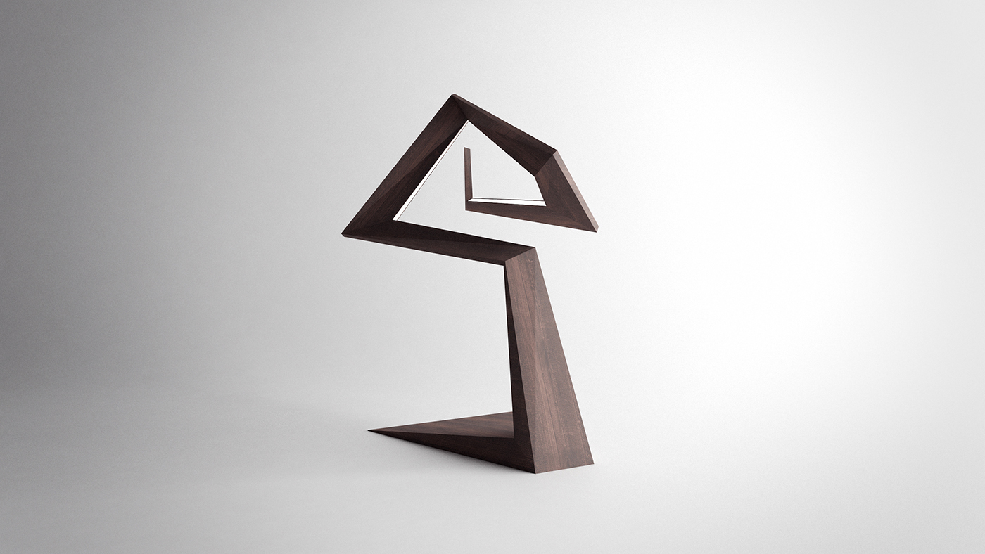 Desk lamp，product design，woodiness，