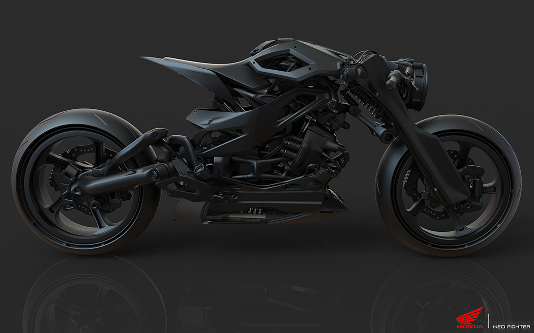 Motorcycle design，Ultra modern，Retro，