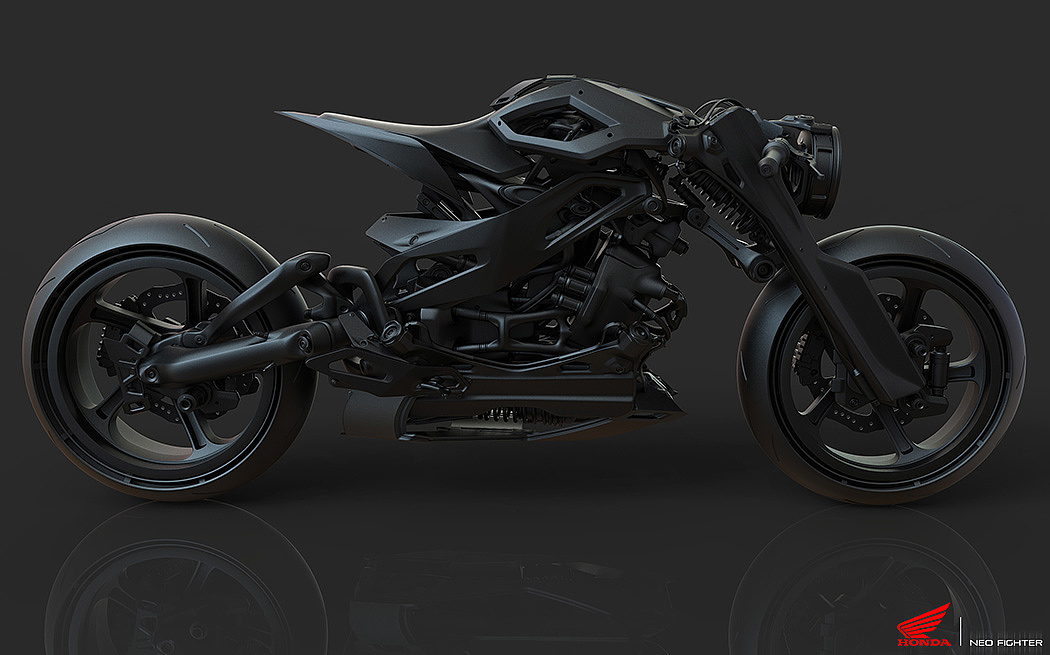 Motorcycle design，Ultra modern，Retro，