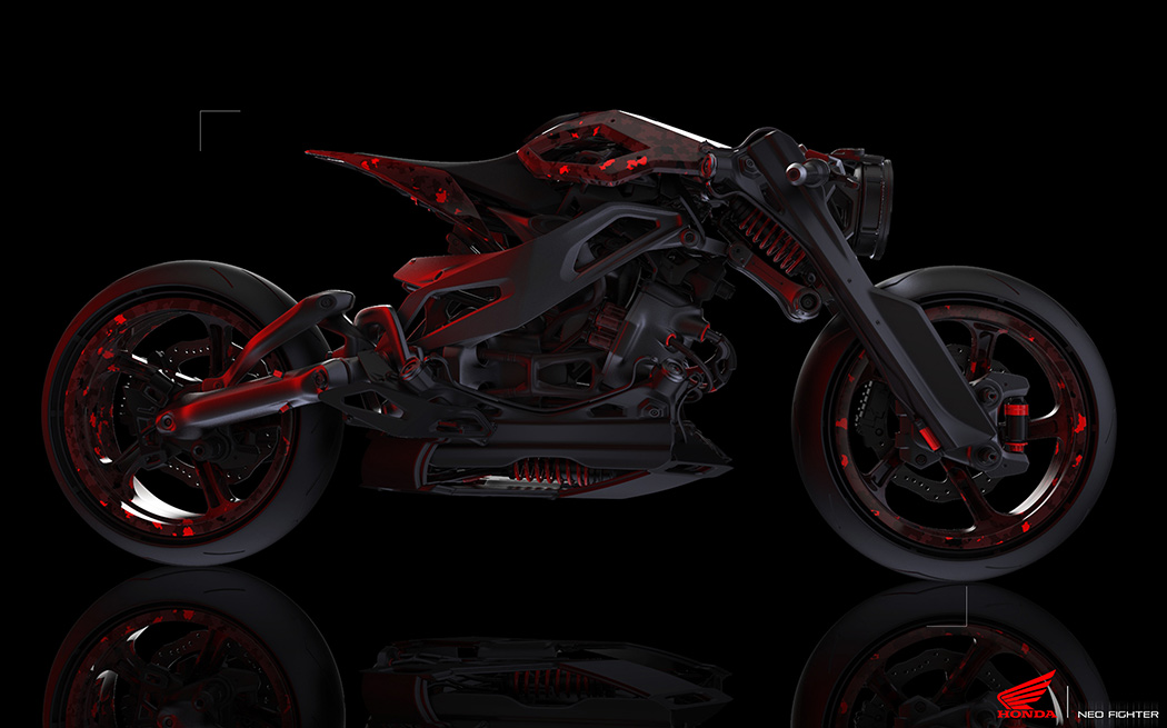 Motorcycle design，Ultra modern，Retro，