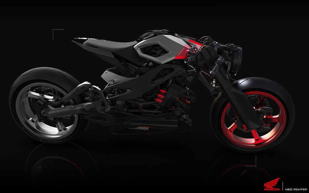 Motorcycle design，Ultra modern，Retro，
